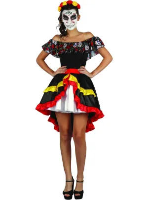 Glamorous Day of the Dead Womens Costume