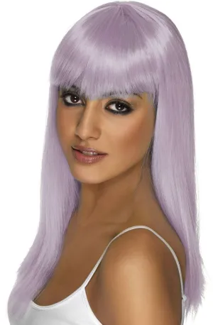 Glamourama Lavender Womens Straight Glamour Wig