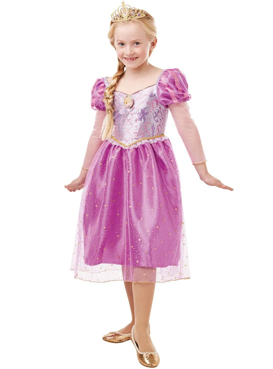 Glitter and Sparkle Girls Disney Princess Rapunzel Costume