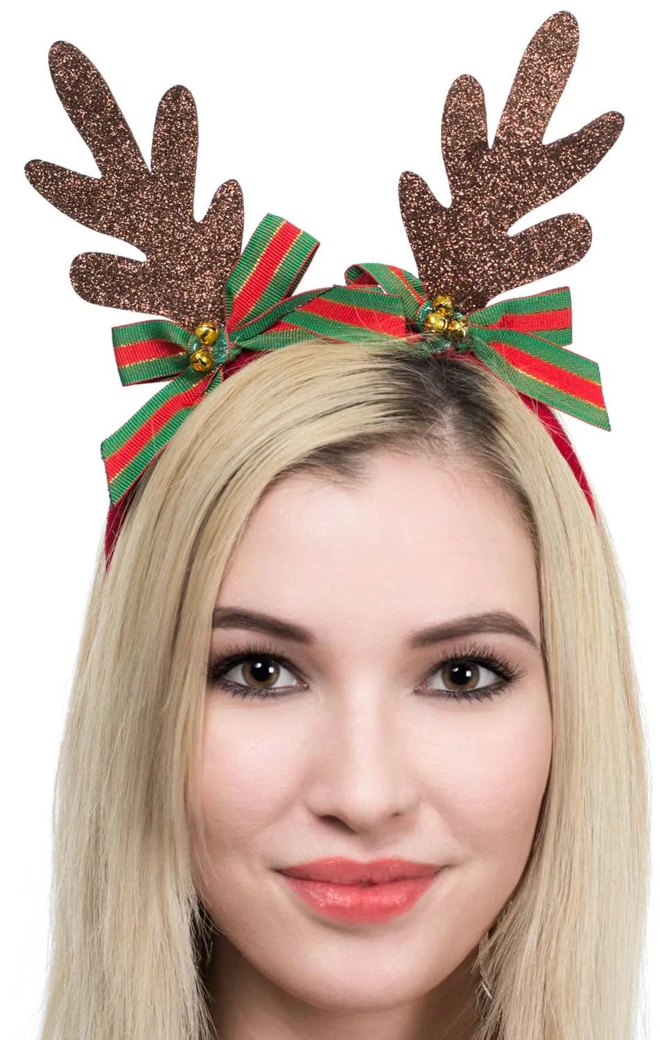 Glitter Christmas Reindeer Antlers on Headband