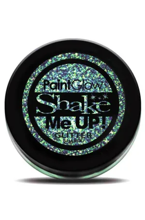 Glitter Me Up Loose Glitter Shaker - Holographic Aqua Green