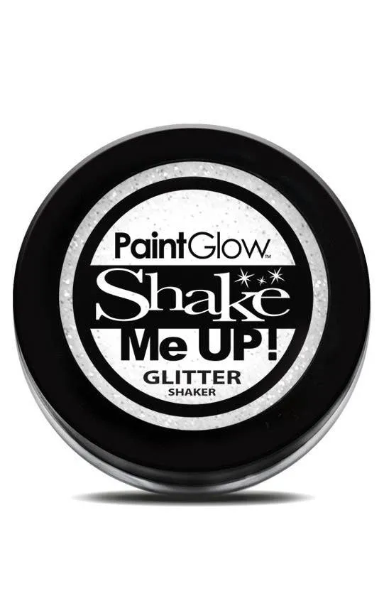 Glitter Me Up Loose Glitter Shaker - White