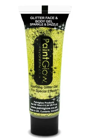 Glitter Me Up, Sparkle Face and Body Glitter Gel - Gold