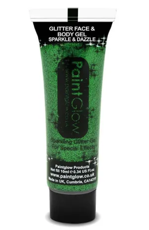 Glitter Me Up, Sparkle Face and Body Glitter Gel - Green