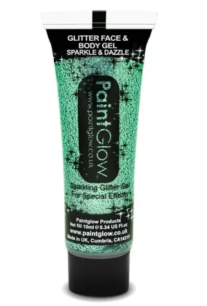 Glitter Me Up, Sparkle Face and Body Glitter Gel - Teal
