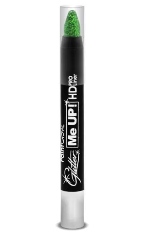 Glitter Me Up UV Reactive Pro Liner Makeup Stick - Green