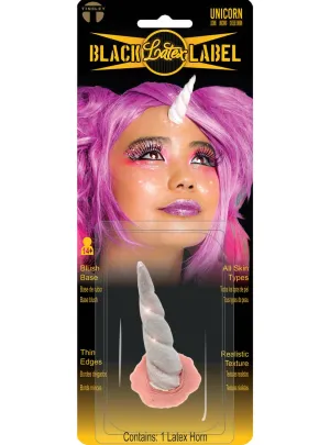 Glittery White Latex Unicorn Horn Special FX Prosthetic