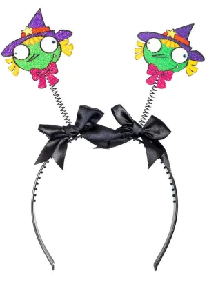 Glittery Witches Head Bopper Halloween Accessory