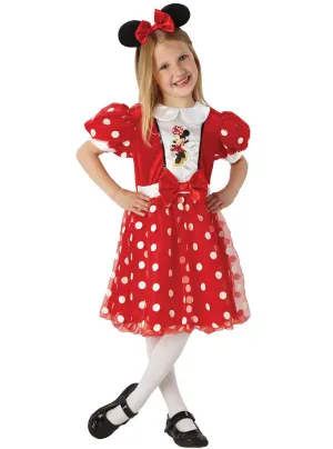 Glitzy Red Girls Minnie Mouse Disney Costume