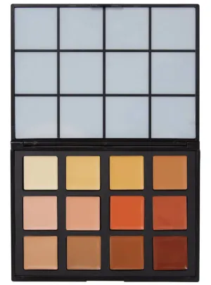 Global 12 Colour Cream Contour Coverup Makeup Palette
