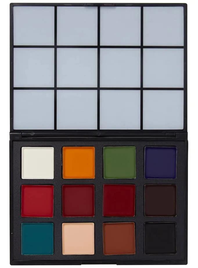 Global 12 Colour Ink FX Alcohol Activated Makeup Palette