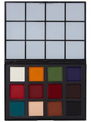 Global 12 Colour Ink FX Alcohol Activated Makeup Palette