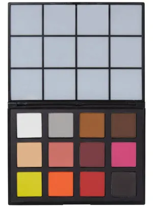 Global 12 Colour Optillusions Powder Makeup Palette