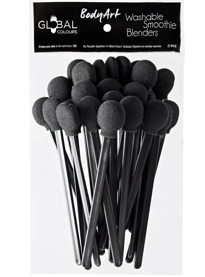 Global 25 Pack Washable Smoothie Blenders Brush Pack