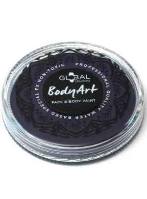 Global 32 Gram Dark Blue Water Activated Cake Makeup