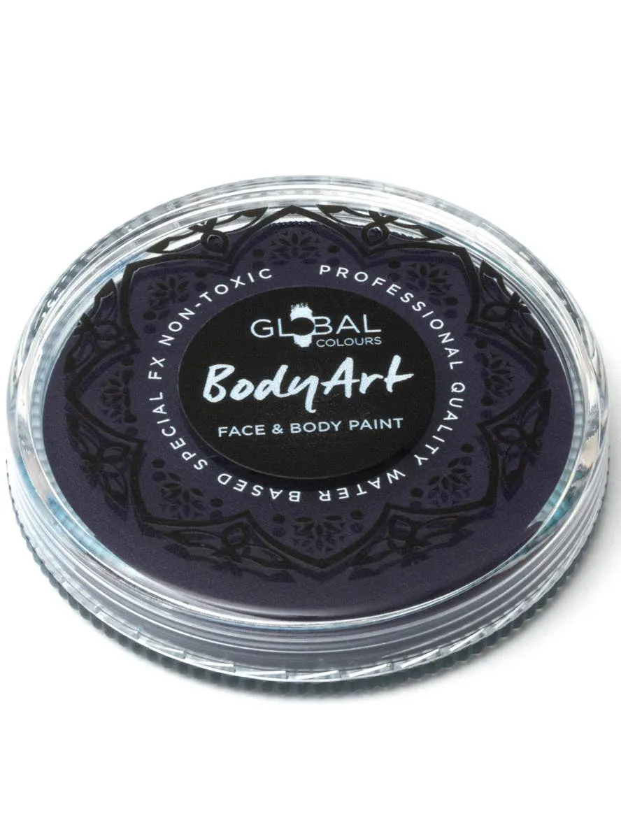 Global 32 Gram Dark Blue Water Activated Cake Makeup