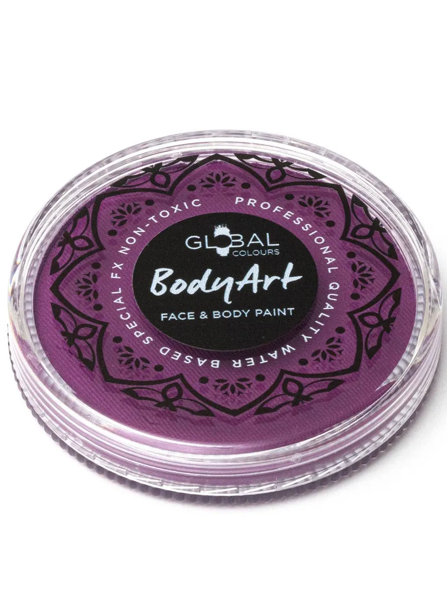 Global 32 Gram Deep Magenta Water Activated Cake Makeup