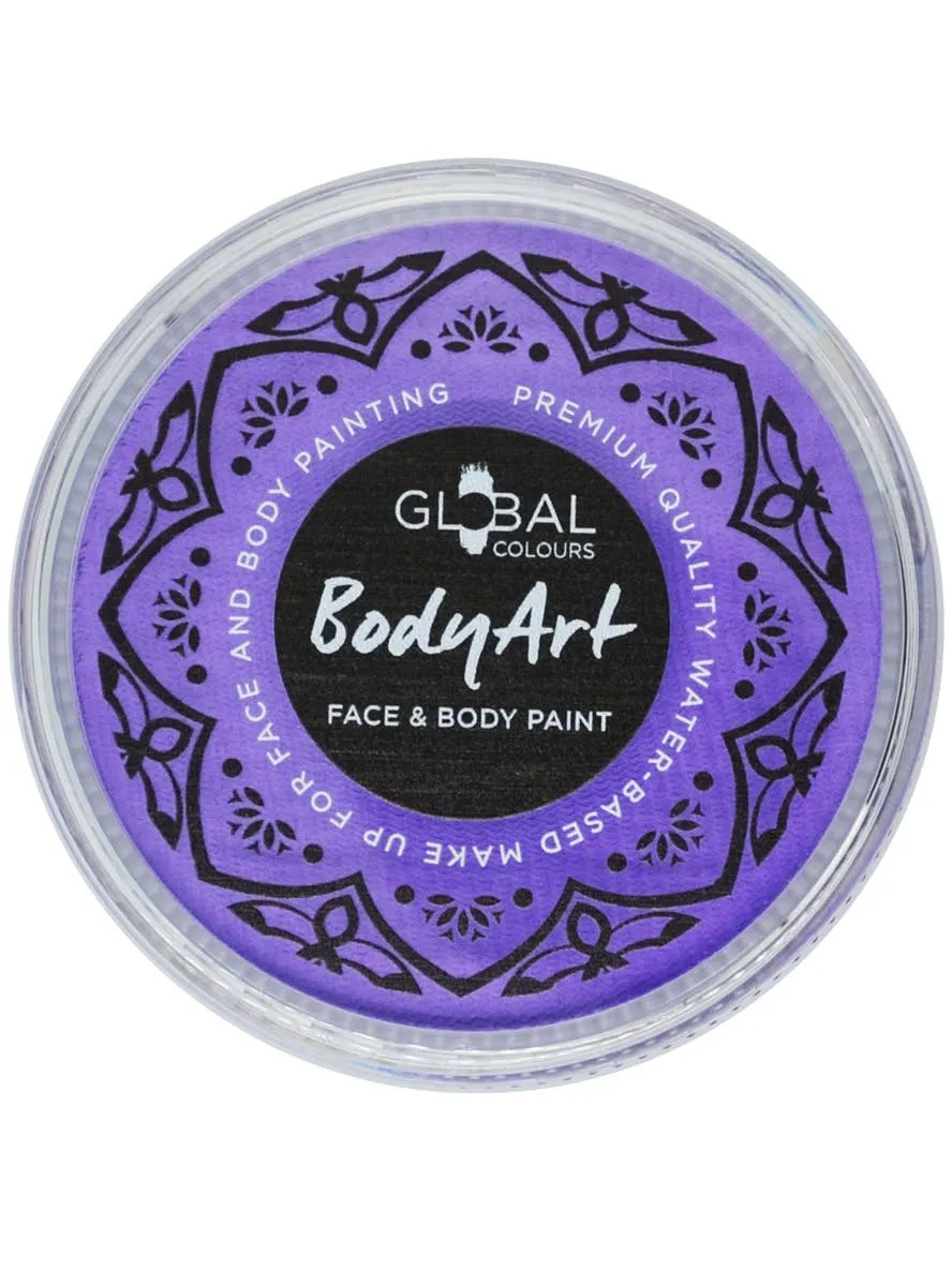 Global 32 Gram Lilac Purple Water Activated Cake Makeup