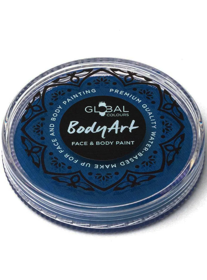 Global 32 Gram Neon UV Blue Water Activated Cake Makeup
