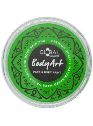 Global 32 Gram Neon UV Green Water Activated Cake Makeup