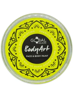 Global 32 Gram Neon UV Yellow Water Activated Cake Makeup