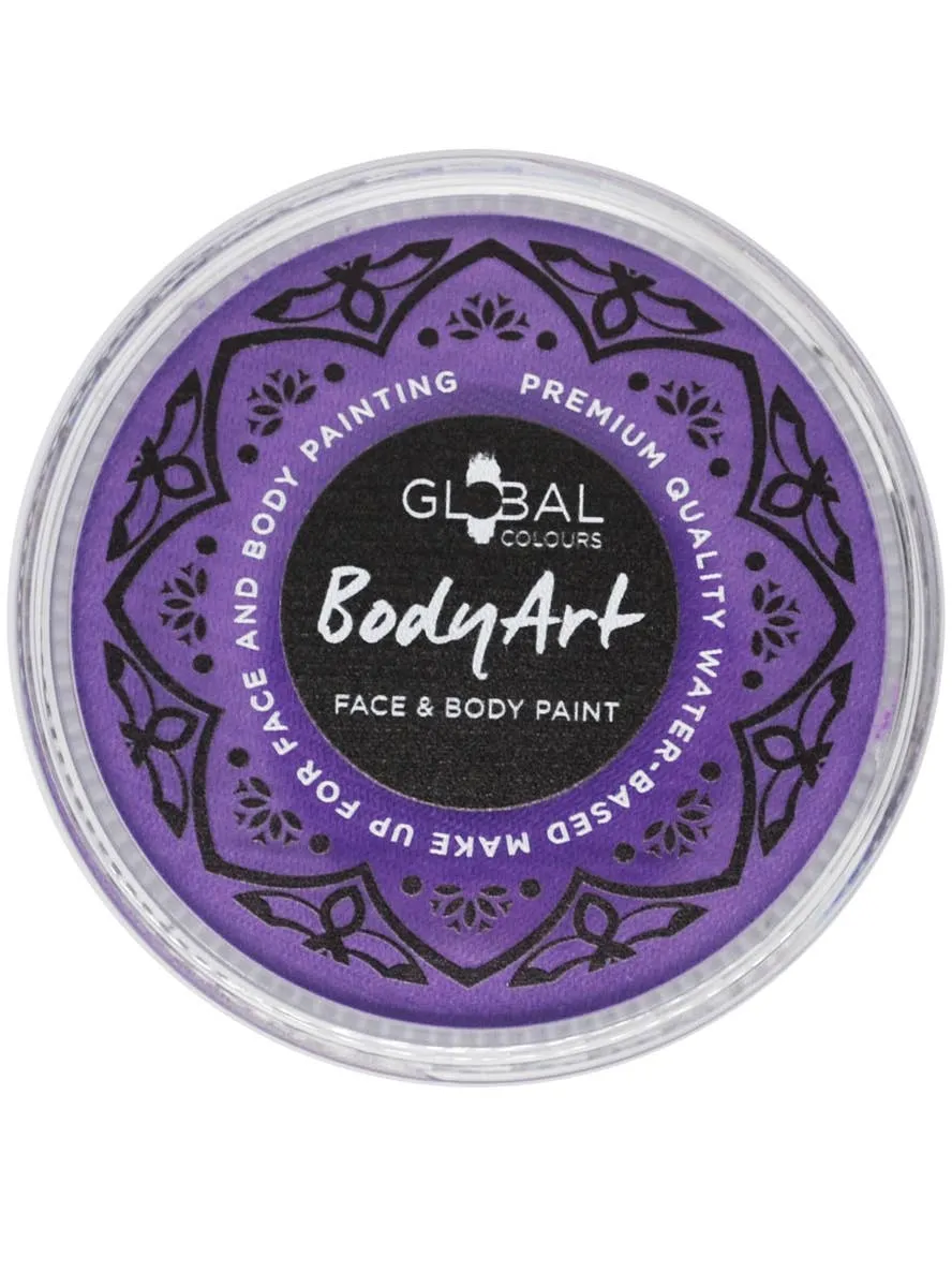 Global 32 Gram UV Neon Purple Water Activated Cake Makeup