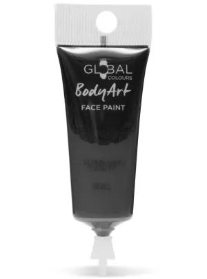 Global Bodyart Black 15ml Tube Liquid Makeup