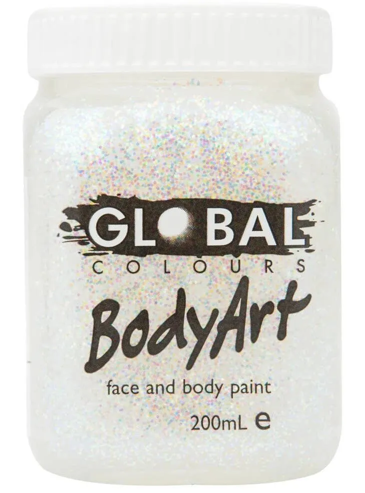 Global BodyArt Holographic Glitter 200ml Costume Makeup