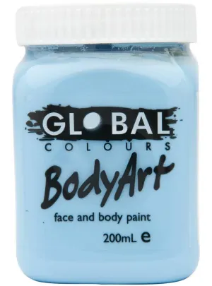 Global BodyArt Light Blue 200ml Liquid Makeup