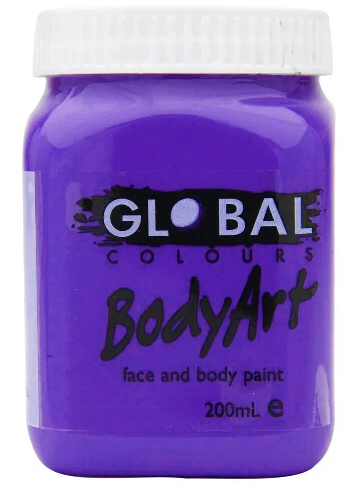 Global BodyArt Purple 200ml Liquid Costume Makeup