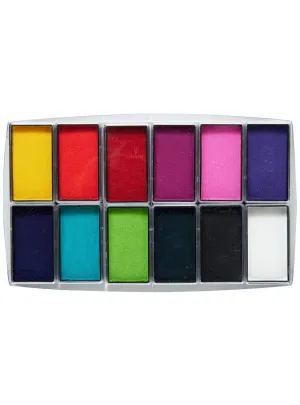 Global Colours 12 Pan All You Need Face Paint Set