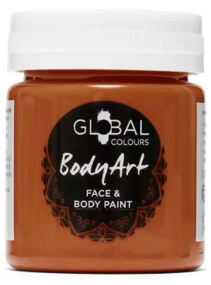 Global Colours 45ml Brown Cream Face and Body Paint