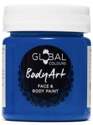 Global Colours 45ml Deep Blue Cream Face and Body Paint