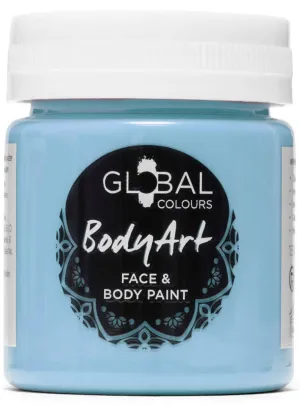 Global Colours 45ml Light Blue Cream Face and Body Paint