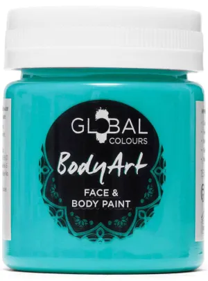 Global Colours 45ml Turquoise Cream Face and Body Paint
