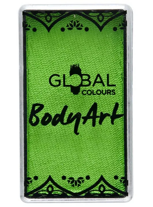Global Lime Green 20g Water Activated Cake Makeup