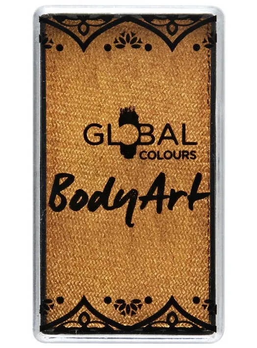 Global Metallic Gold 20g Water Activated Cake Makeup