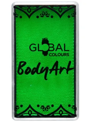 Global UV Neon Green 20g Water Activated Cake Makeup