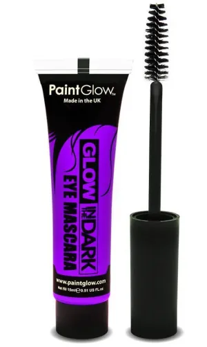 Glow in the Dark Eyelash Mascara - Violet