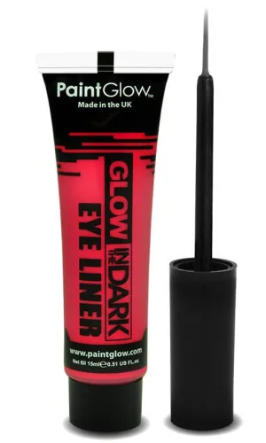 Glow in the Dark Eyeliner - Neon Red