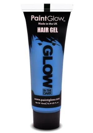Glow in the Dark Hair Gel - Blue