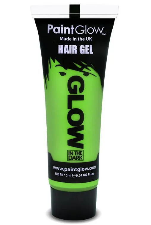 Glow in the Dark Hair Gel - Green