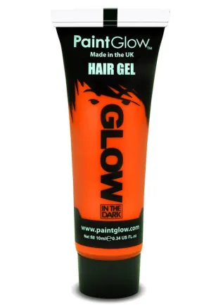 Glow in the Dark Hair Gel - Orange