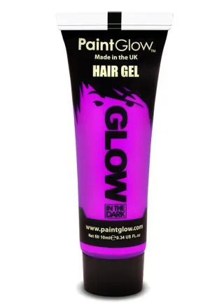 Glow in the Dark Hair Gel - Violet