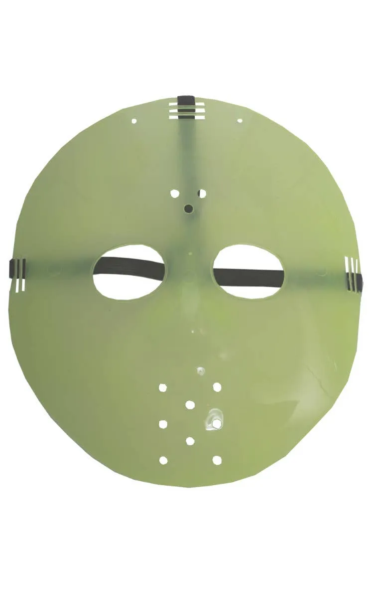 Glow in the Dark Halloween Costume Hockey Mask