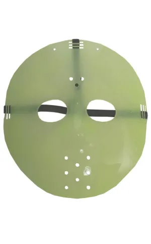 Glow in the Dark Halloween Costume Hockey Mask