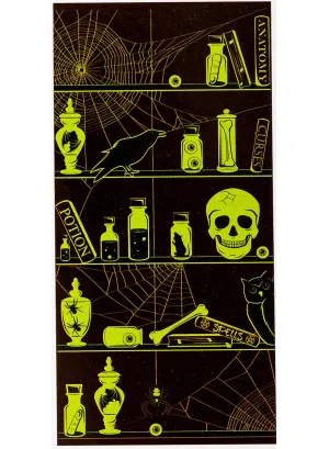 Glow in the Dark Horror Theme Halloween Door Cover
