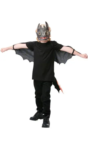 Glow in the Dark Toothless How To Train Your Dragon 3 Boys Costume
