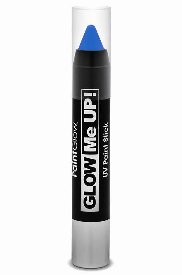 Glow Me Up UV Reactive Paint Stick - Neon Blue