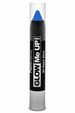 Glow Me Up UV Reactive Paint Stick - Neon Blue
